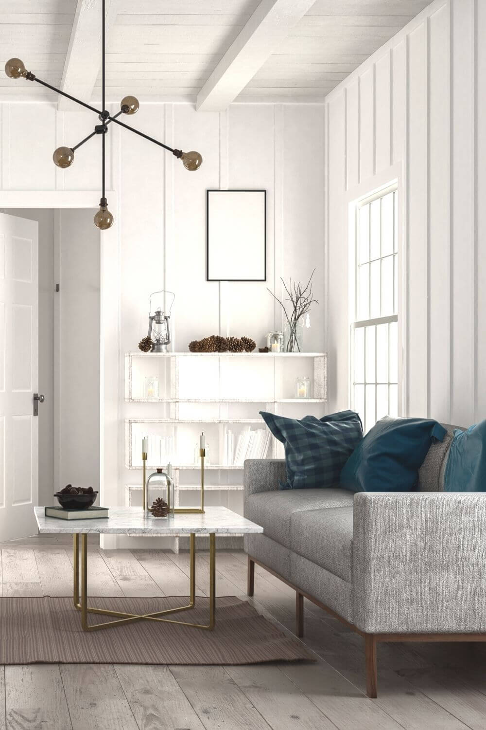 how to arrange furniture in a narrow living room