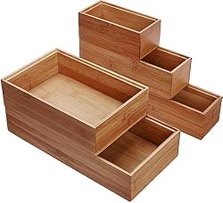wooden desk drawer organizer