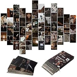 dark academia wall collage