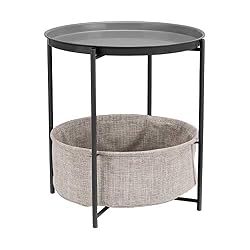 minimalist side table with storage