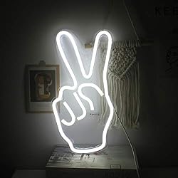 peace neon sign
