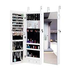 mirror organizer over door
