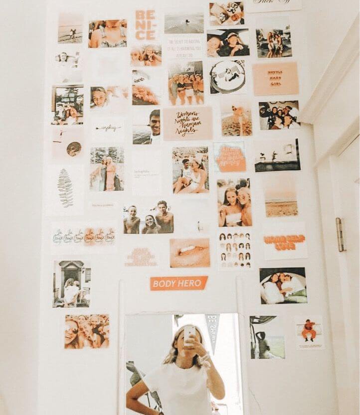 polaroid hanging ideas