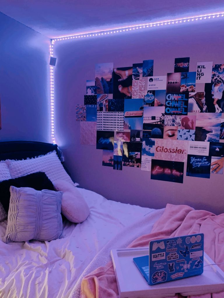 wall collage without frames