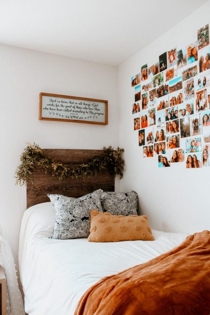 shaped wall picture collage
