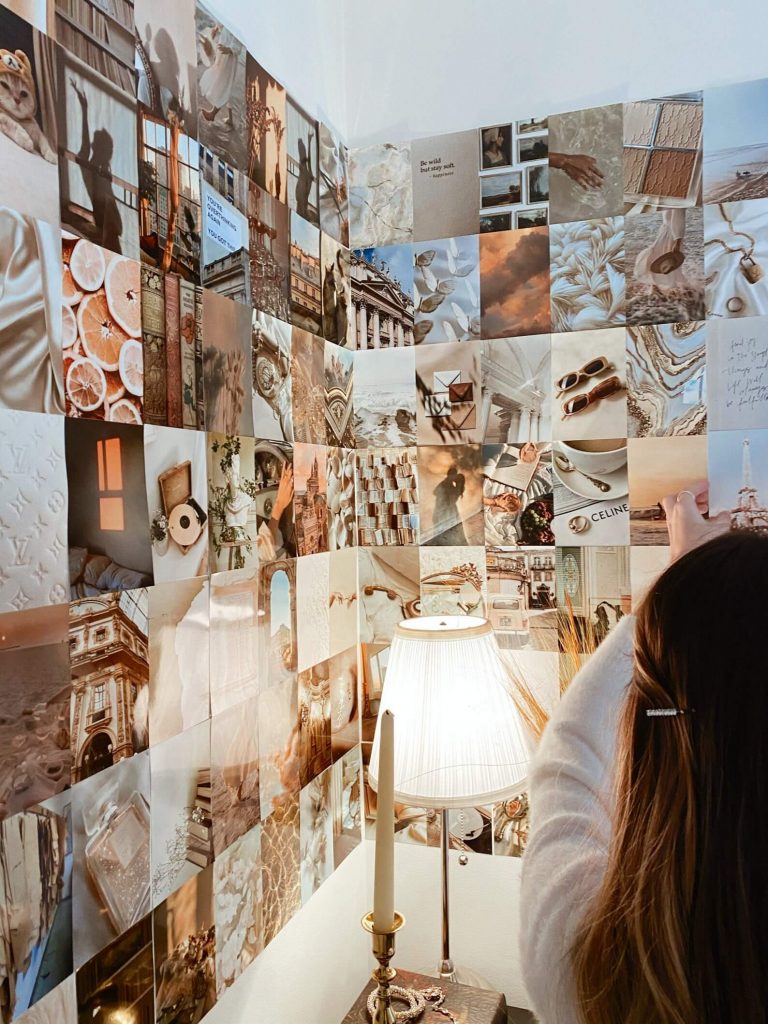 vsco aesthetic photo wall