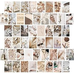neutral aesthetic wall collage