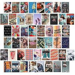 retro wall photo collage kit