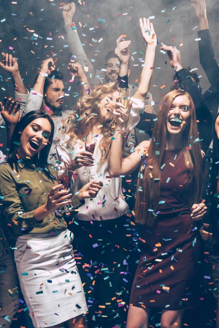 people partying at dorm party