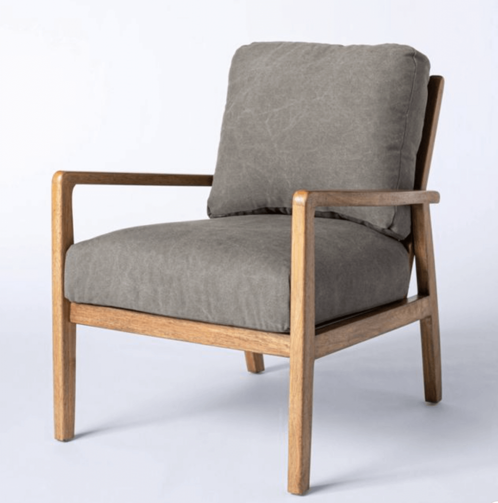 dark gray chair