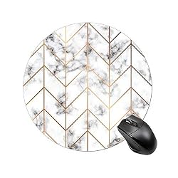 white marble mouse pad