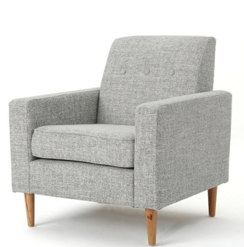 comfortable gray chair