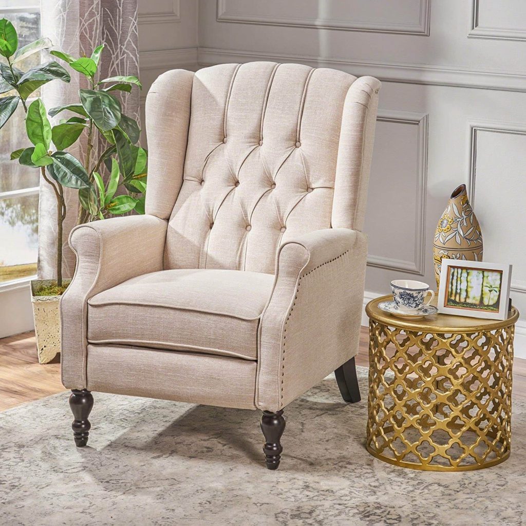 modern recliner for small space