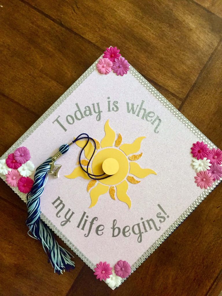 grad cap decorated
