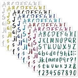 yellow letter stickers