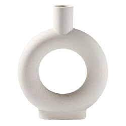 ceramic donut vase