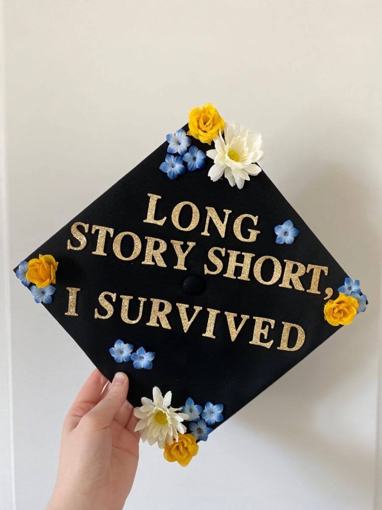 black graduation cap