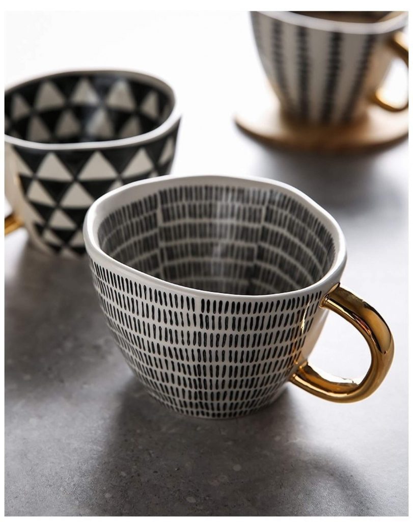 ceramic hand painted mug