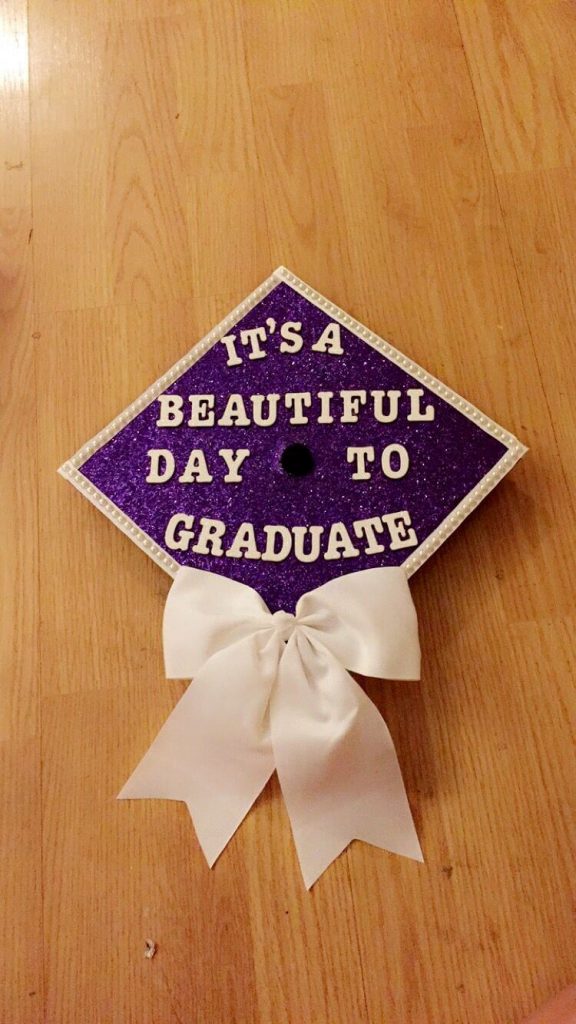 bow grad cap