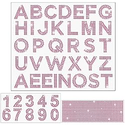 pink rhinestone stickers