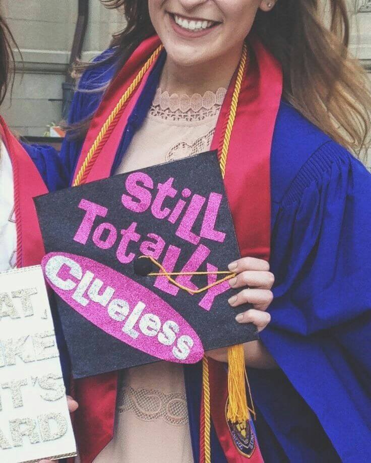 clueless graduation cap