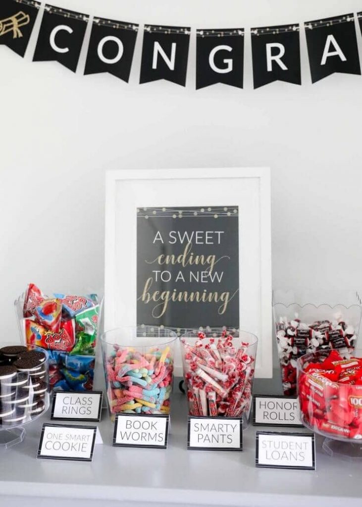 candy buffet