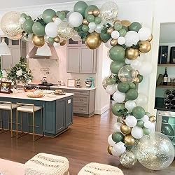 green balloon kit arch