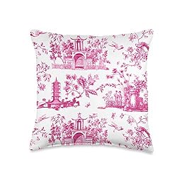 chinoiserie throw pillow