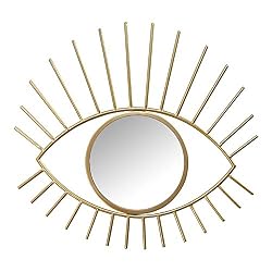 small gold eye mirror