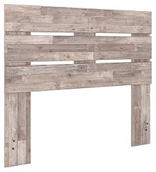 reclaimed wood headboard