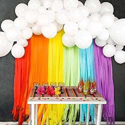 rainbow party backdrop
