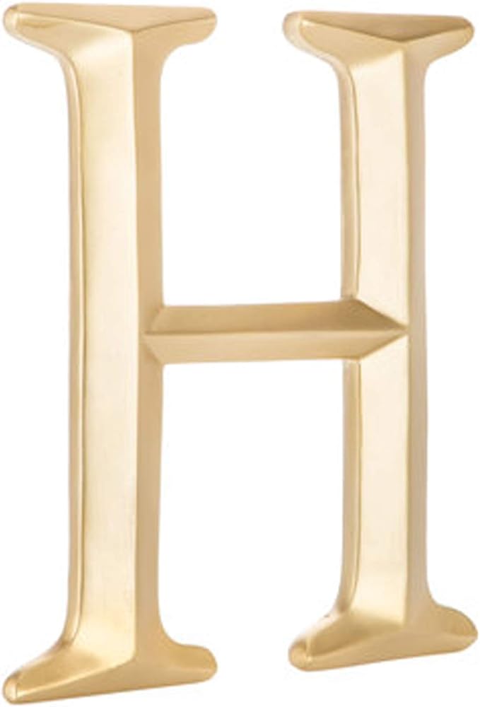gold letter decor