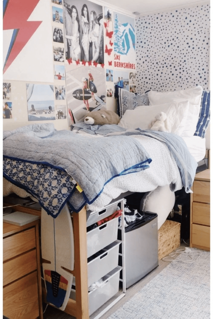 Preppy college dorm