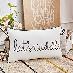 let's cuddle pillow