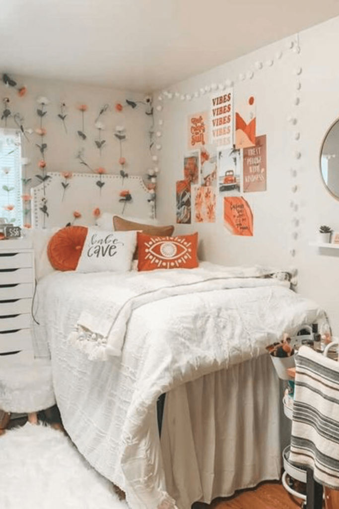 boho dorm room