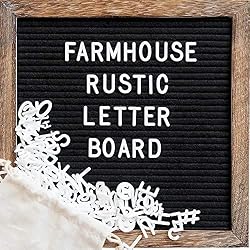 rustic letter board