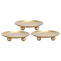 small gold candle stand