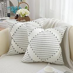 tufted neutral pillow