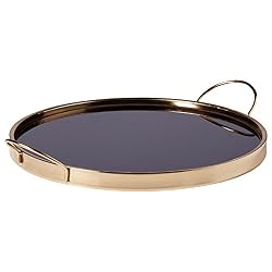round brass tray