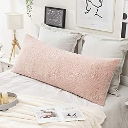 large pink body pillow