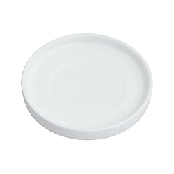 white round ceramic tray