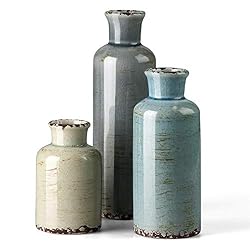 black ceramic vase