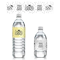 graduation bottle labels