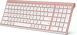 wireless keyboard rose gold