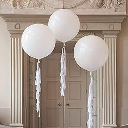 balloons with tassels