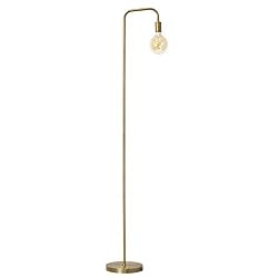 minimalist gold floor lamp