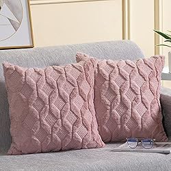 dusty pink throw pillow