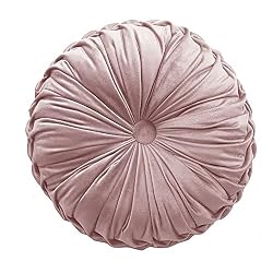 round pink pillow