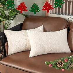 cream pillows