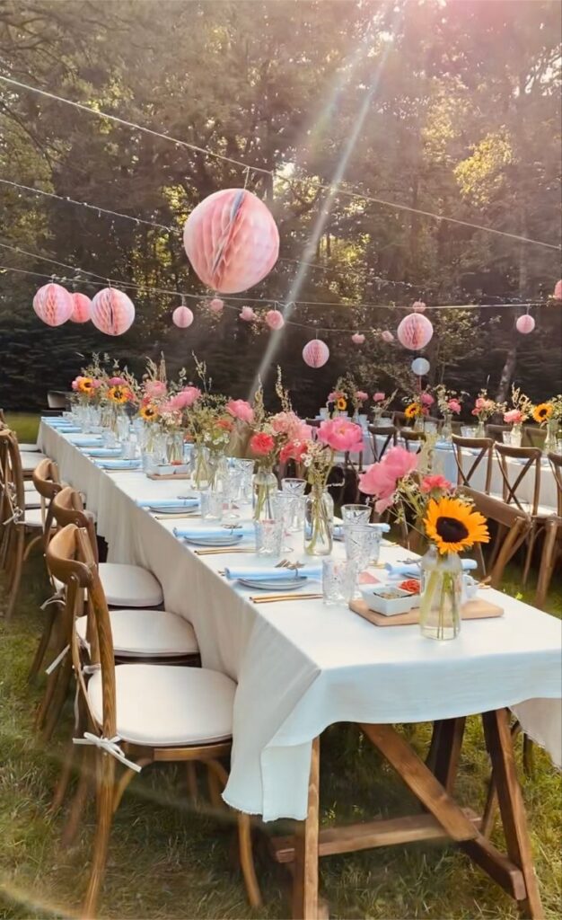 backyard grad party